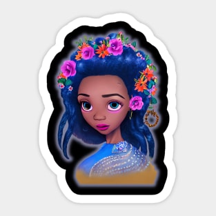 Flower Girl Sticker